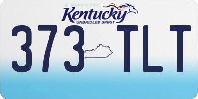 KY license plate 373TLT