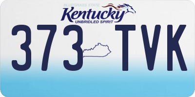 KY license plate 373TVK