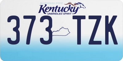 KY license plate 373TZK