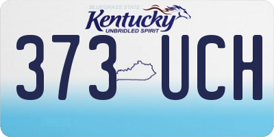 KY license plate 373UCH