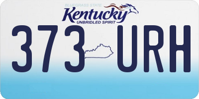 KY license plate 373URH