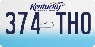 KY license plate 374THO