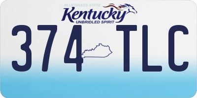 KY license plate 374TLC