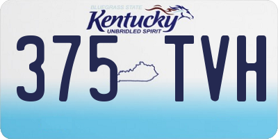 KY license plate 375TVH