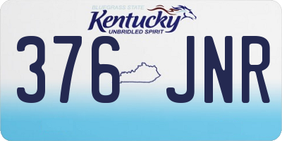 KY license plate 376JNR