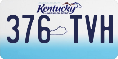 KY license plate 376TVH