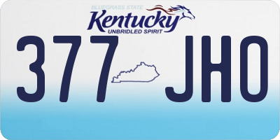 KY license plate 377JHO