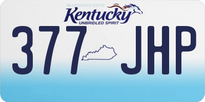 KY license plate 377JHP
