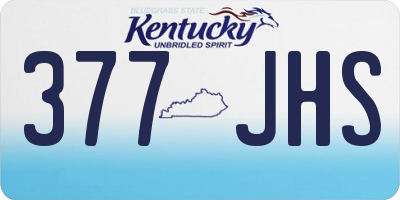 KY license plate 377JHS