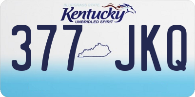 KY license plate 377JKQ