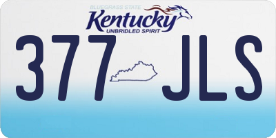 KY license plate 377JLS