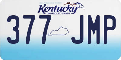 KY license plate 377JMP