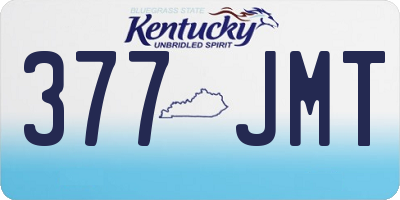 KY license plate 377JMT