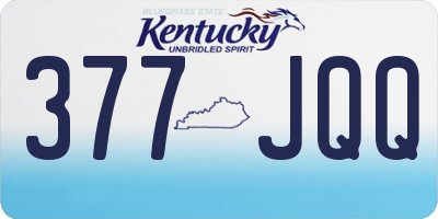 KY license plate 377JQQ
