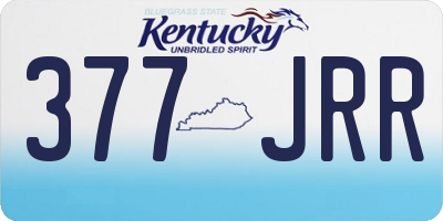 KY license plate 377JRR