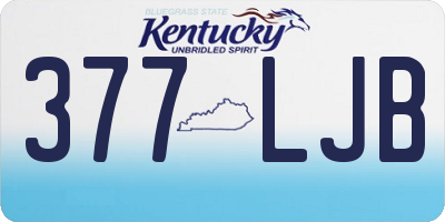 KY license plate 377LJB
