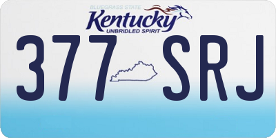 KY license plate 377SRJ