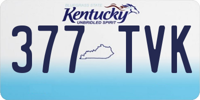 KY license plate 377TVK