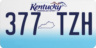 KY license plate 377TZH