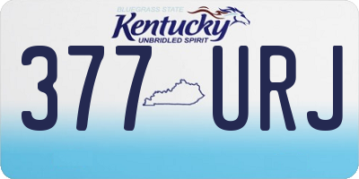 KY license plate 377URJ