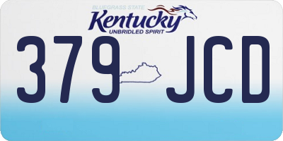 KY license plate 379JCD