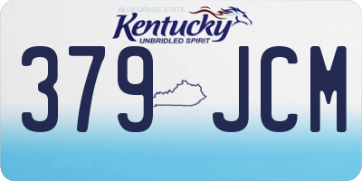 KY license plate 379JCM