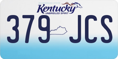 KY license plate 379JCS