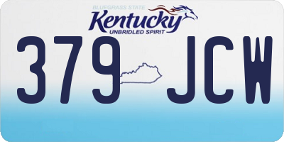 KY license plate 379JCW