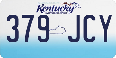 KY license plate 379JCY