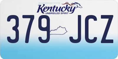 KY license plate 379JCZ