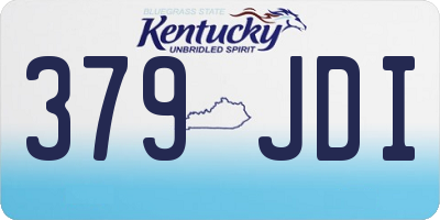 KY license plate 379JDI