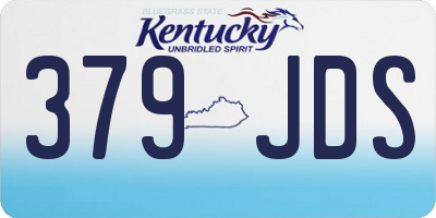 KY license plate 379JDS