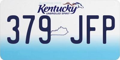 KY license plate 379JFP