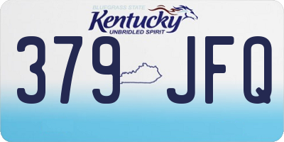KY license plate 379JFQ