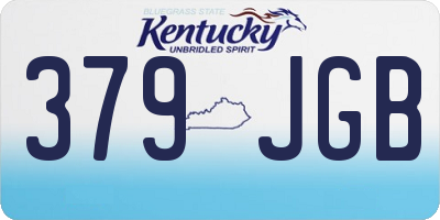 KY license plate 379JGB