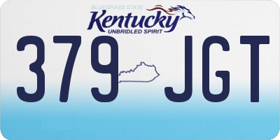 KY license plate 379JGT