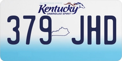KY license plate 379JHD