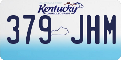 KY license plate 379JHM