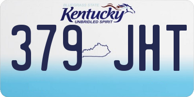 KY license plate 379JHT