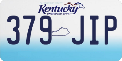 KY license plate 379JIP
