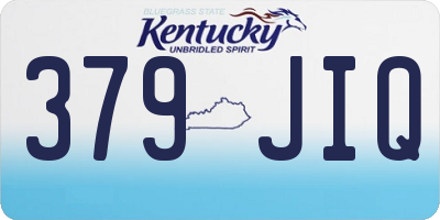 KY license plate 379JIQ