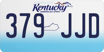 KY license plate 379JJD