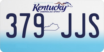 KY license plate 379JJS