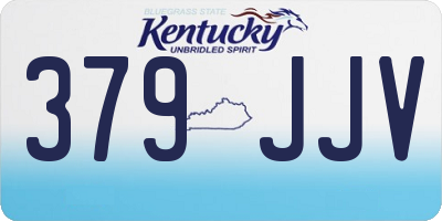 KY license plate 379JJV