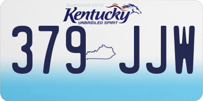 KY license plate 379JJW