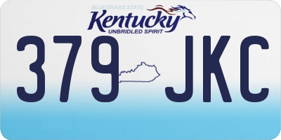KY license plate 379JKC