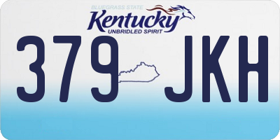KY license plate 379JKH