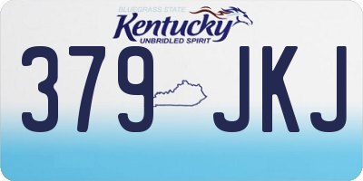 KY license plate 379JKJ