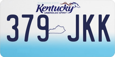 KY license plate 379JKK