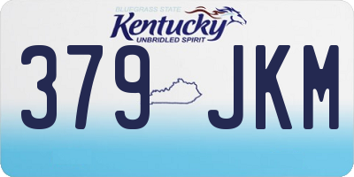 KY license plate 379JKM
